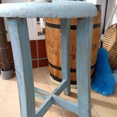 雰囲気のある椅子　ハンドメイド作品　ガーデニングにもの画像