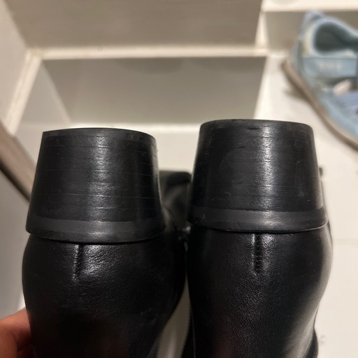 美品☆ヒール高3.5cm】ODETTE E ODILE レザー ロングブーツ 黒