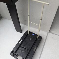 折りたたみコンパクト台車　静音キャスター