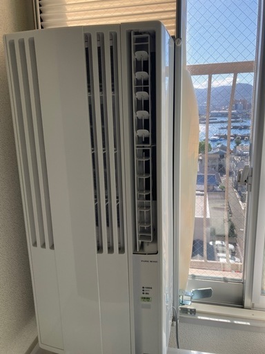 コロナ窓エアコン3か月使用　引き取り限定