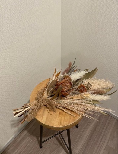 アンティーク スワッグ 花束 ドライフラワー ブーケ ハンドメイド