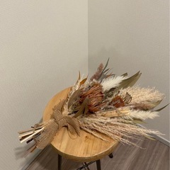 アンティーク スワッグ 花束 ドライフラワー ブーケ ハンドメイド
