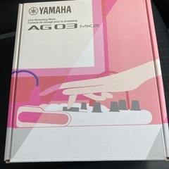 値下げしました。YAMAHA  AG03mk2