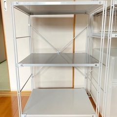 無印良品　ユニットシェルフ　ライトグレー　　
