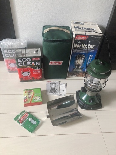 Coleman コールマン　00年製ノーススター　　ランタンケース　エコクリーン新品4l