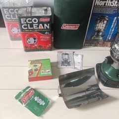 Coleman コールマン　00年製ノーススター　　ランタンケース　エコクリーン新品4lの画像