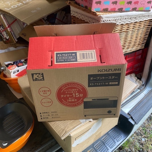 オーブントースター　コイズミ　未使用品　KOIZUMI ks-ts21t-w