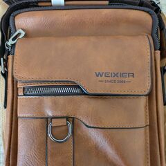 決まりました【新品】 ショルダーバッグ 手提げバッグ 機能的 PU革素材 ライトブラウンの画像