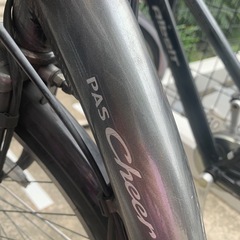 受け渡し決まりました電動自転車ヤマハ子供乗せカゴ付きの画像