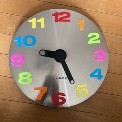 オシャレな壁掛け時計の画像