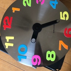 オシャレな壁掛け時計の画像