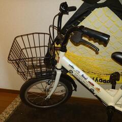 トミカ　自転車　補助輪付き　１６型