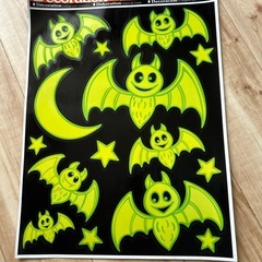 ハロウィン蓄光シールの画像