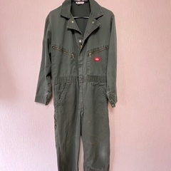 Dickies ディッキーズ つなぎ 緑　ワークウェア 作業着 ...