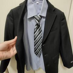スーツ　靴、靴下付き　子供　120 男の子　入学式　卒業式の画像