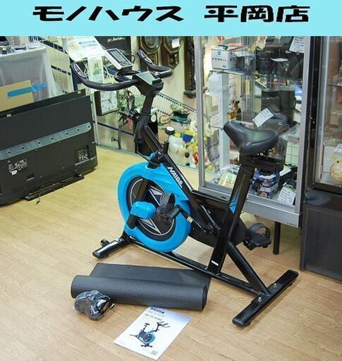 HAIGE スピンバイク HG-YX-5006S ブラック×ブルー エアロバイク フィットネス ダイエット 筋トレ トレーニング ハイガー 札幌市 清田区 平岡