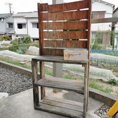 プランタースタンド　木材