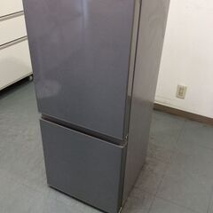 (10/13受渡済)JT9587【AQUA/アクア 2ドア冷蔵庫】2020年製 AQR-13K-S 家電 キッチン 冷蔵冷凍庫 右開き 126L