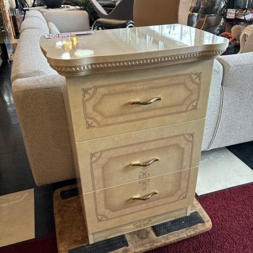 Saltarelli サルタレッリ アマルフィ 3段チェスト チェスト ナイトテーブル ロココ ロココ調 インテリア おしゃれ 収納