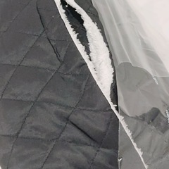 新品　AEON 100×140cm ブランケットインクッション 黒 撥水加工の画像