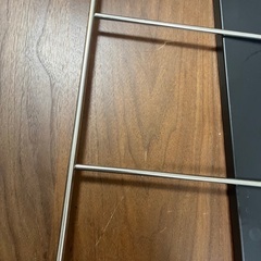 無印良品ステンレスユニットシェルフ　オーク材棚セット　ワイド　小の画像