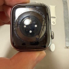 Apple Watch 7 series 7ステンレススチール 45mm と純正ミラネーゼループ シルバー  
の画像