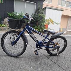 引き取り限定⭐︎青いキッズ自転車 20インチ