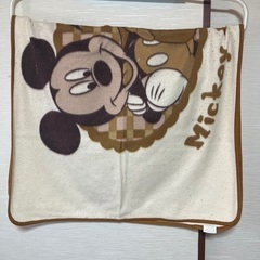 ★ミッキー　ドナルド　膝掛け　目立つ汚れナシ　毛玉アリ　車　ペッ...