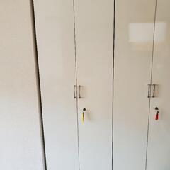 キャビネット　収納 鍵付きの画像
