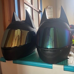猫耳　フルフェイス　Mサイズ2個セットです！