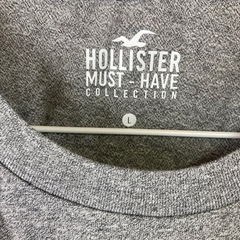 未使用　HOLLISTER Tシャツ　グレー　Lサイズの画像