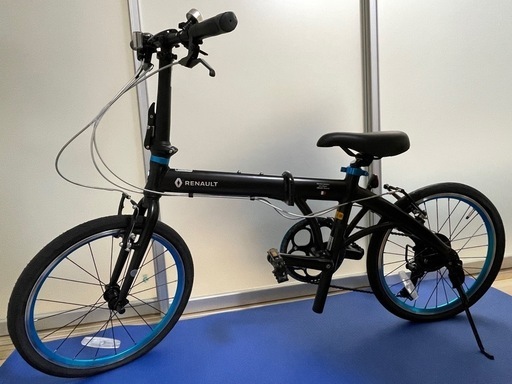 RENAULT(ルノー) LIGHT10 輪行袋付き5桁ダイヤルロック付き AL-FDB207 軽量アルミフレーム 20インチ シマノ7段変速 折りたたみ自転車 10.8kg