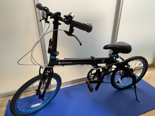 RENAULT(ルノー) LIGHT10 輪行袋付き5桁ダイヤルロック付き AL-FDB207 軽量アルミフレーム 20インチ シマノ7段変速 折りたたみ自転車 10.8kg