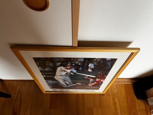 24-9-12 阪神タイガース8 片岡篤史 2003年優勝試合ホームランパネル写真
