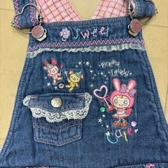 メゾピアノ  サロペット　100cmの画像