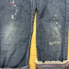 メゾピアノ  サロペット　100cmの画像