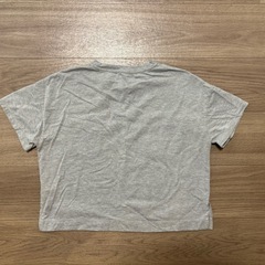 アースミュージックアンドエコロジー　グレー 半袖 クロップド丈 Tシャツの画像
