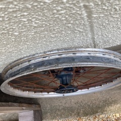 ジェベル200 前後ホイールの画像