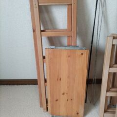 無印良品　木製　棚　２種類の画像