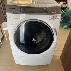 0円panasonic 乾燥機付きドラム洗濯機