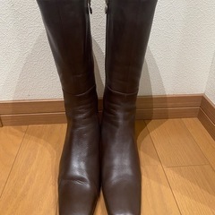 courreges クレージュ  ブラウンブーツ　23cm
