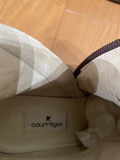 courreges クレージュ  ブラウンブーツ　23cm