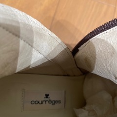 courreges クレージュ  ブラウンブーツ　23cmの画像