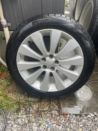スバル純正アルミ4本セット　スタッドレス　レガシィツーリングワゴン　引き取り限定