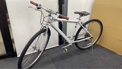 ★格安で中古自転車　cyma primer クロスバイク　ホワイト 新品価格35178円　防犯登録もok