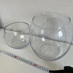 ガラス水槽2個セットの画像