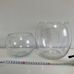 ガラス水槽2個セットの画像