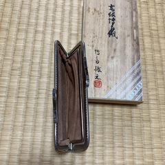 高級博多織　ガマ口の画像