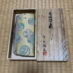 高級博多織　ガマ口の画像