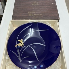 ☆値下げ☆取引場所 南観音 K2409-606 香蘭社 蘭柄 皿...